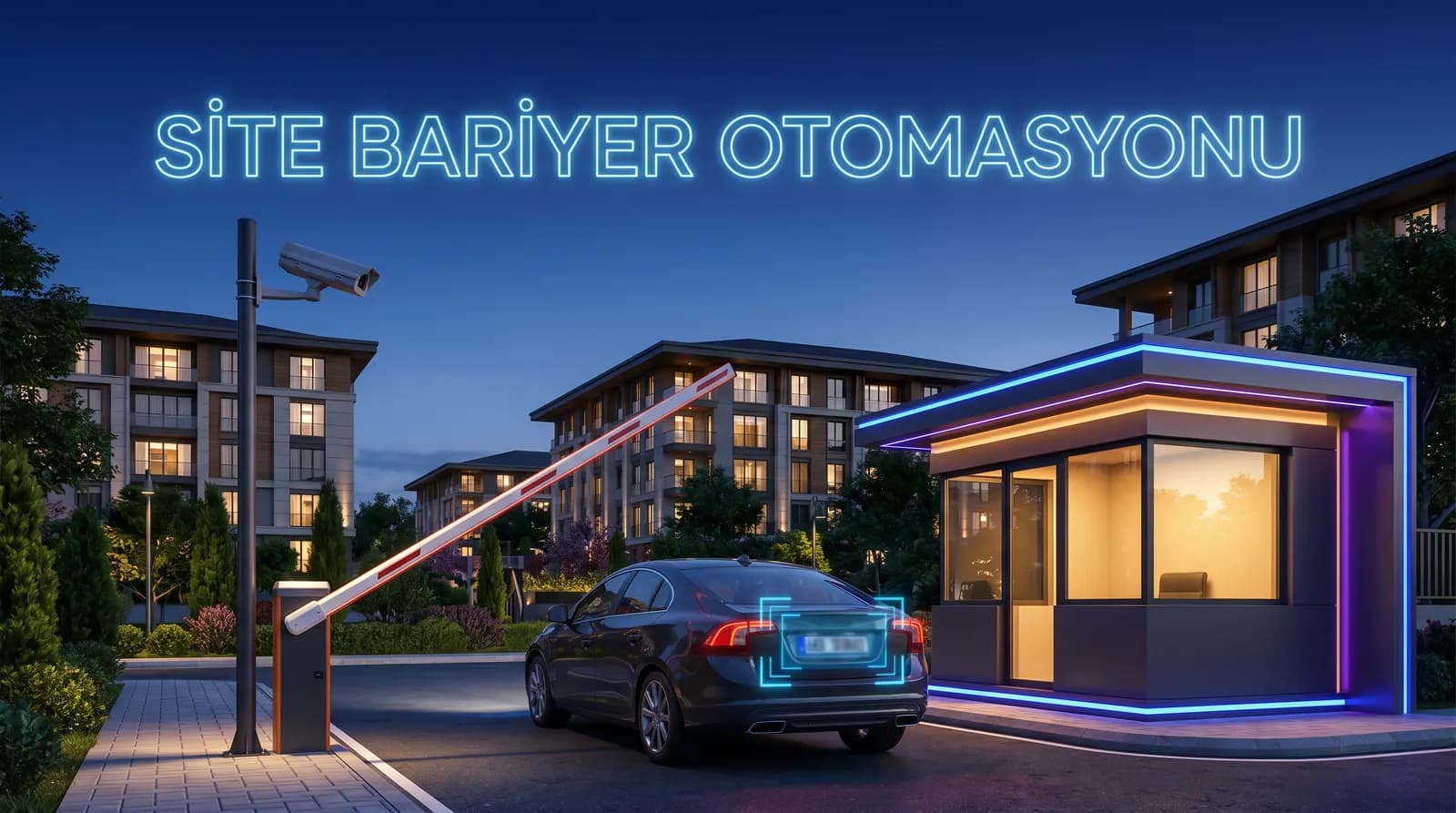 Residential Parking Barrier Automation with LPR